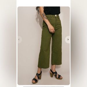 Whimsy and Row Flora pants in Olive